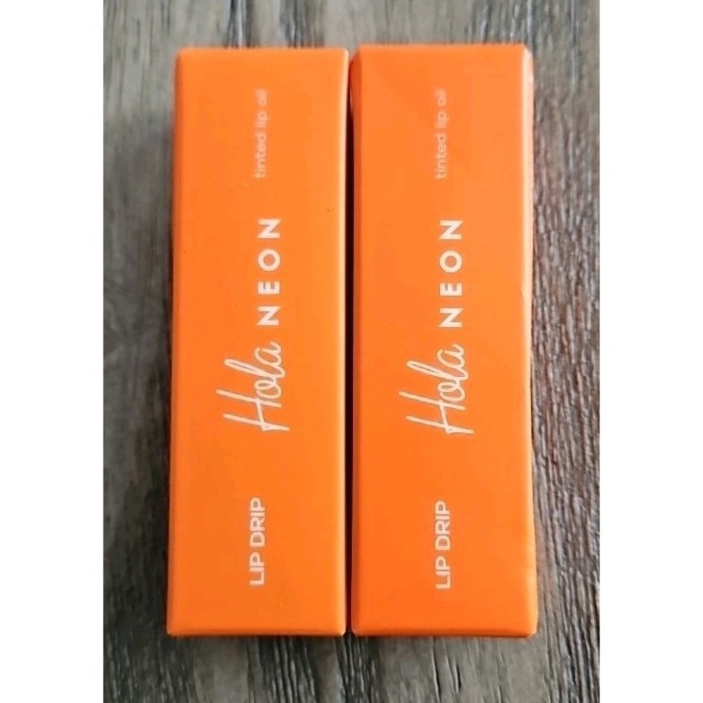 2X Hola Neon Lip Drip Tinted Lip Oil - Gloss Me 3.5 g Each